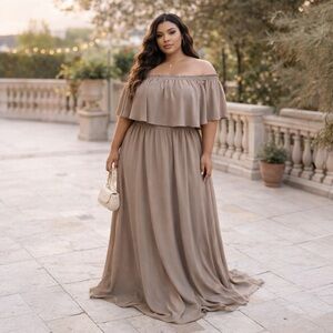 show me your mumu nicole maxi dress Nicole Maxi Dress ~ Dusty Blush Crisp M